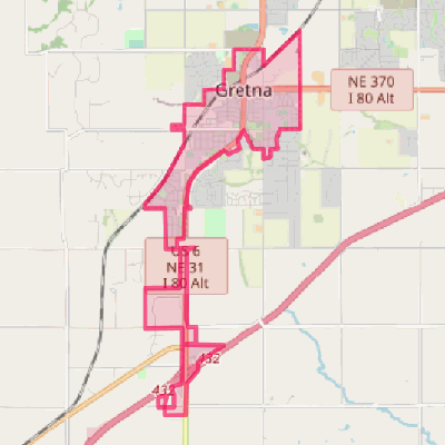 Map of Gretna