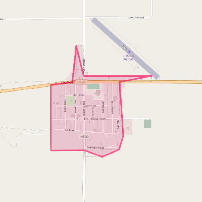 Map of Harrison