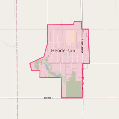 Map of Henderson