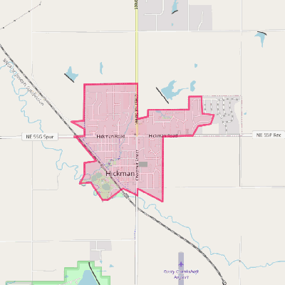 Map of Hickman