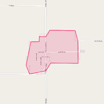 Map of Huntley