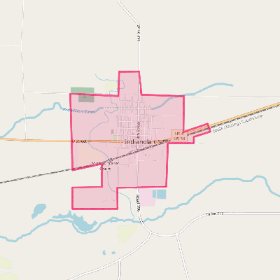 Map of Indianola