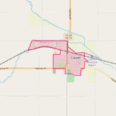 Map of Laurel