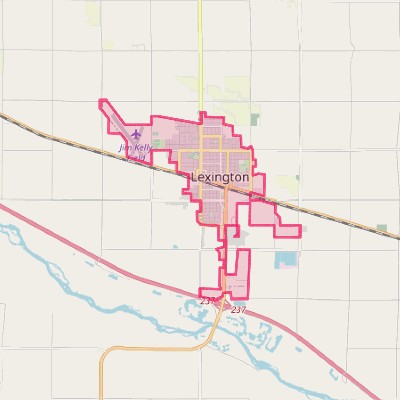 Map of Lexington