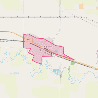 Map of Lodgepole