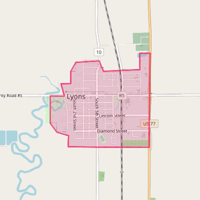 Map of Lyons