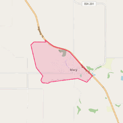 Map of Macy