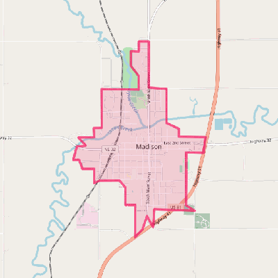 Map of Madison