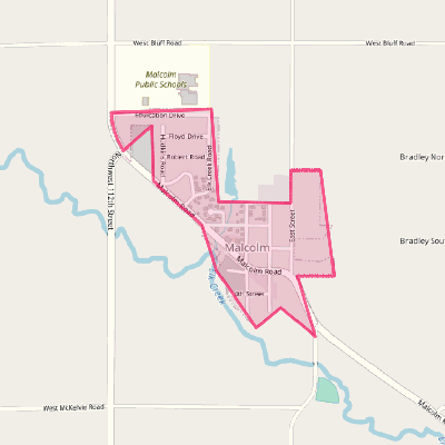 Map of Malcolm