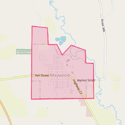 Map of Maywood
