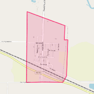 Map of McGrew