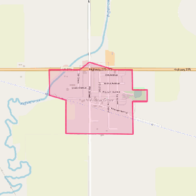 Map of Meadow Grove