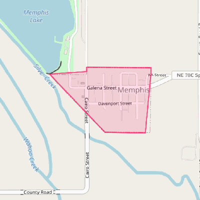 Map of Memphis