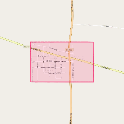 Map of Miller