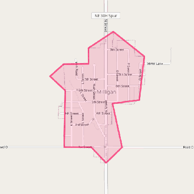 Map of Milligan