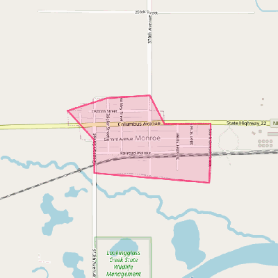 Map of Monroe