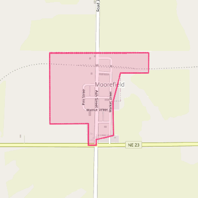 Map of Moorefield