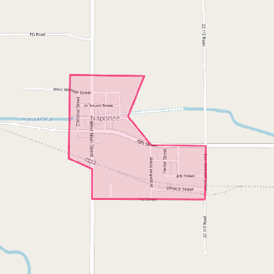 Map of Naponee