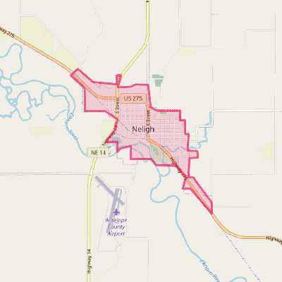 Map of Neligh