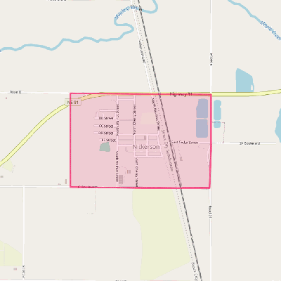 Map of Nickerson