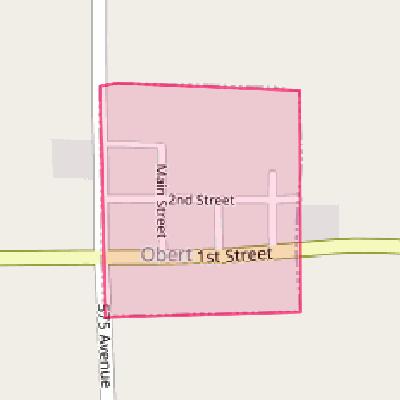 Map of Obert