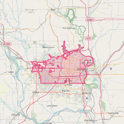 Map of Omaha