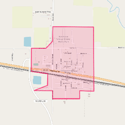 Map of Overton