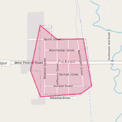 Map of Pickrell