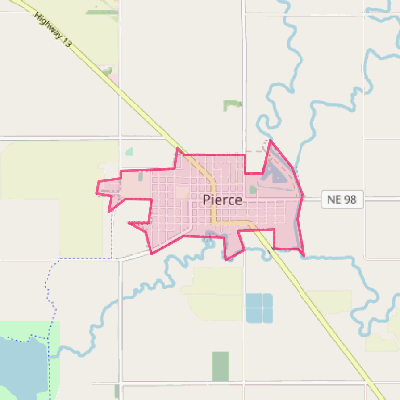 Map of Pierce