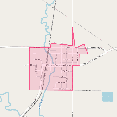 Map of Platte Center