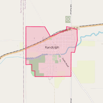 Map of Randolph