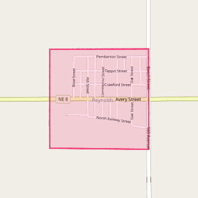 Map of Reynolds