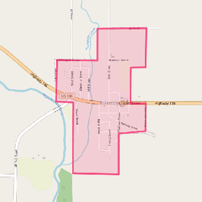 Map of Riverton