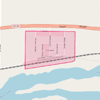 Map of Rogers