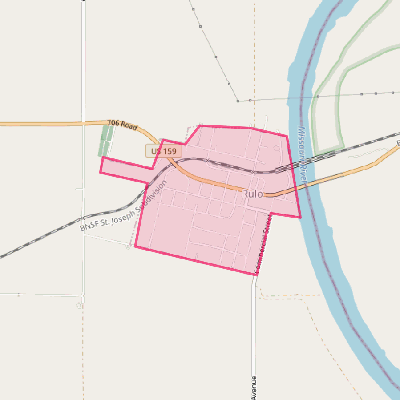 Map of Rulo