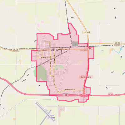 Map of Sidney