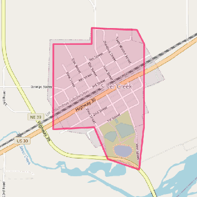 Map of Silver Creek