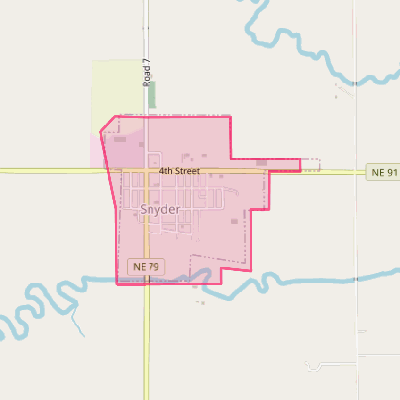 Map of Snyder