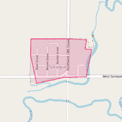 Map of Sprague