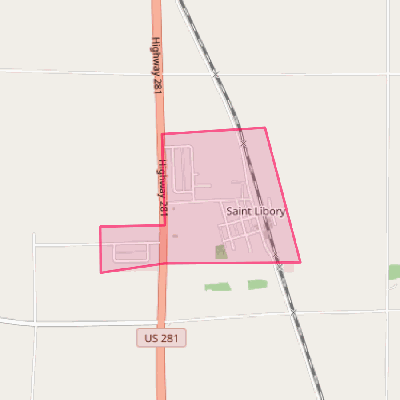 Map of St. Libory