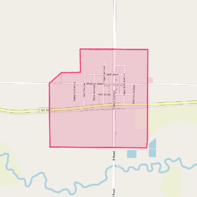 Map of Stamford