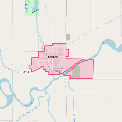 Map of Stanton