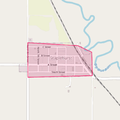 Map of Staplehurst