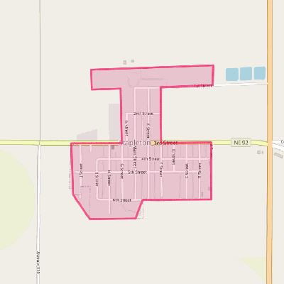 Map of Stapleton