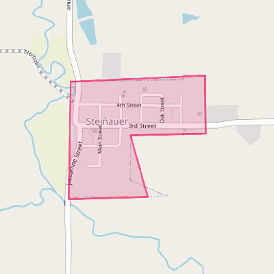 Map of Steinauer