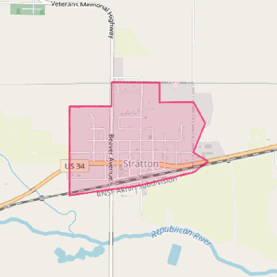 Map of Stratton