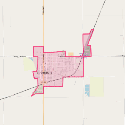 Map of Stromsburg