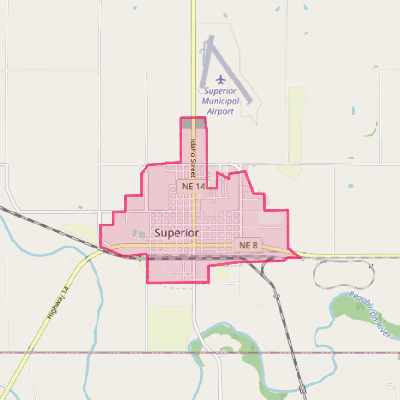 Map of Superior