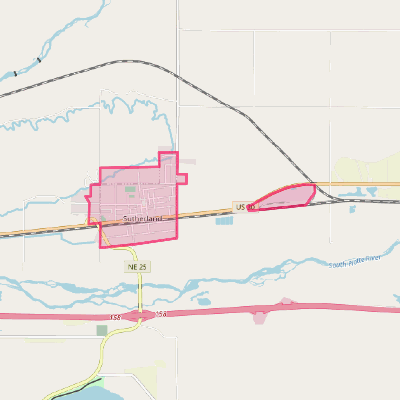 Map of Sutherland