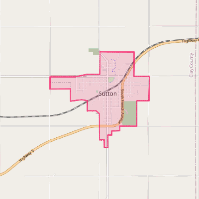 Map of Sutton